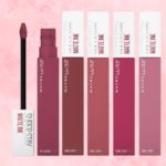 Maybelline Superstay matte ink lipstick swatches