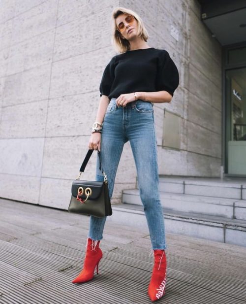 How To Wear Red Boots Fresh Ways To Style Red Boots